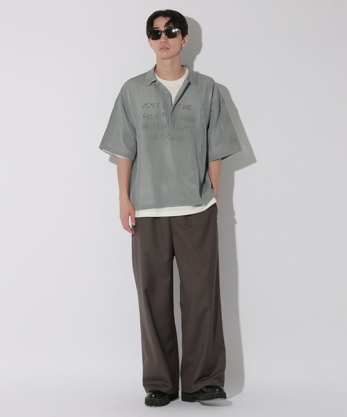 LAKOLE(ラコレ)の「ニットメッシュポロ / 805958(ポロシャツ・メンズ・ブラック/ブルー・MEDIUM/LARGE)」の9枚目の写真