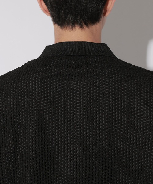 LAKOLE(ラコレ)の「ニットメッシュポロ / 805958(ポロシャツ・メンズ・ブラック/ブルー・MEDIUM/LARGE)」の15枚目の写真