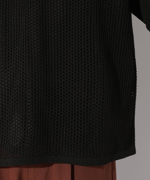 LAKOLE(ラコレ)の「ニットメッシュポロ / 805958(ポロシャツ・メンズ・ブラック/ブルー・MEDIUM/LARGE)」の18枚目の写真