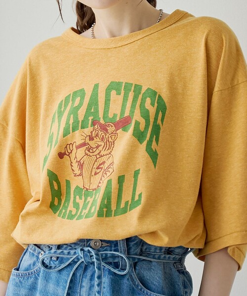 coen(コーエン)の「レトロスポーツTシャツ(Tシャツ/カットソー・メンズ・グレー/ネイビー/イエロー/その他1・M/L/XL)」の17枚目の写真