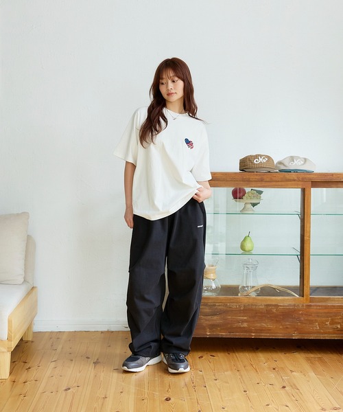 kaoyorinakami（カオヨリナカミ）の「cotton wide prime pants / コットンワイドスウェットパンツ（スウェットパンツ・メンズ・グレー/ブラック・SMALL/MEDIUM/LARGE/X-LARGE）」の9枚目の写真