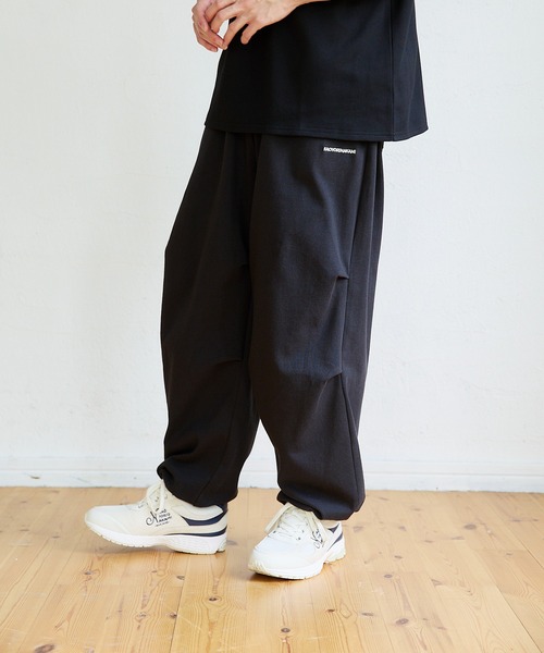 kaoyorinakami（カオヨリナカミ）の「cotton wide prime pants / コットンワイドスウェットパンツ（スウェットパンツ・メンズ・グレー/ブラック・SMALL/MEDIUM/LARGE/X-LARGE）」の22枚目の写真