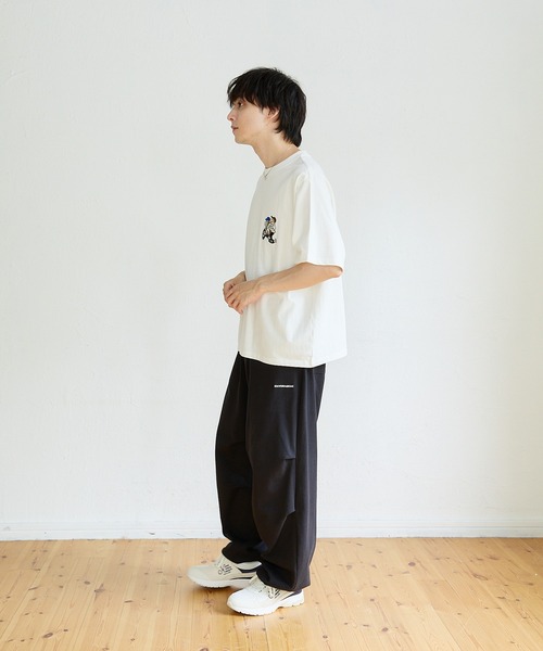 kaoyorinakami（カオヨリナカミ）の「cotton wide prime pants / コットンワイドスウェットパンツ（スウェットパンツ・メンズ・グレー/ブラック・SMALL/MEDIUM/LARGE/X-LARGE）」の16枚目の写真
