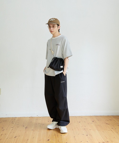 kaoyorinakami（カオヨリナカミ）の「cotton wide prime pants / コットンワイドスウェットパンツ（スウェットパンツ・メンズ・グレー/ブラック・SMALL/MEDIUM/LARGE/X-LARGE）」の18枚目の写真