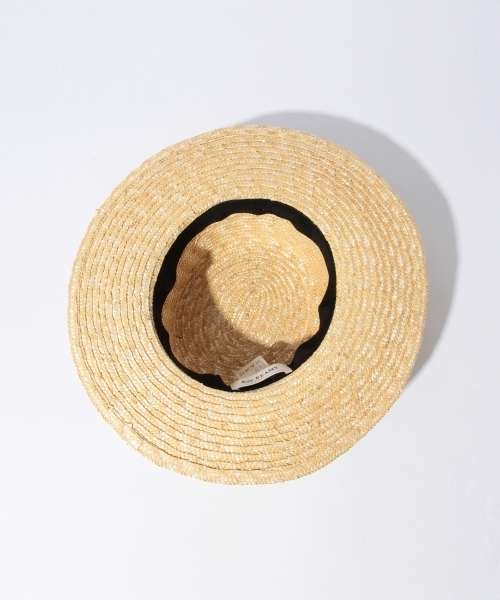 Ray BEAMS(レイビームス)の「Ray BEAMS / ストローカンカン帽(ハット・レディース・ナチュラル/ブラウン・ONE SIZE)」の9枚目の写真