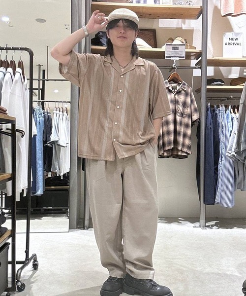 niko and...（ニコアンド）の「ジャガードハンチング（ハンチング/ベレー帽・メンズ・ブラック/ベージュ・FREE）」の3枚目の写真