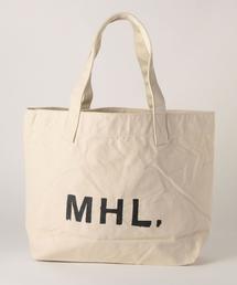 MHL. | ＜MHL.＞ 32 CANVAS LOGO TOTE/トートバッグ(トートバッグ)