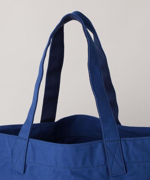 MHL.(エムエイチエル)の「<MHL.> 32 CANVAS LOGO TOTE/トートバッグ(トートバッグ・メンズ・オフホワイト/ロイヤルブルー・FREE)」の6枚目の写真