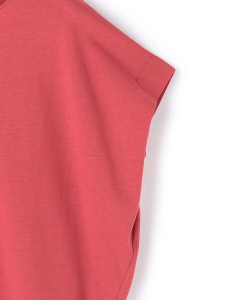 23区 L（ニジュウサンクオオキイサイズ）の「ツイストコットンプレーティング フレンチスリーブ カットソー（Tシャツ/カットソー・レディース・グレー系/ローズ系/ダルブルー系/ブラック系/ホワイト系・44/46）」の20枚目の写真