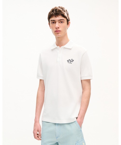 KENZO（ケンゾー）の「'KENZO Sounds' エンブロイダリー スリム ポロ イン コットン（ポロシャツ・メンズ・ホワイト系その他・LARGE/SMALL/MEDIUM）」の2枚目の写真