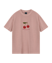 ジュージーチェリー ピグメントオーバーサイズ半袖Tシャツ(クロップ含む)