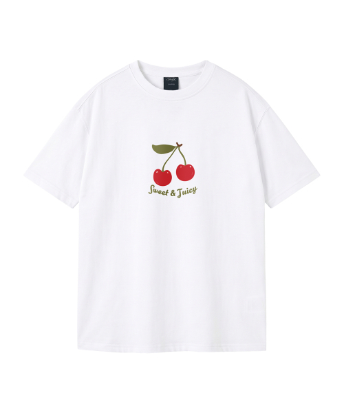 WILDROCK(ワイルドロック)の「ジュージーチェリー ピグメントオーバーサイズ半袖Tシャツ(クロップ含む)(Tシャツ/カットソー・レディース・ライトパープル/ブルー/カーキ/ホワイト/ブラック/チャコール/ライトグレー/ベビーピンク・SMALL/FREE/LARGE/X-SMALL/MEDIUM)」の10枚目の写真
