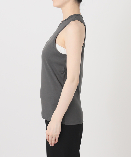 CALMER(カルメール)の「Layering Tank / レイヤータンクトップ(タンクトップ・レディース・チャコールグレー/ネイビー/ホワイト・FREE)」の17枚目の写真
