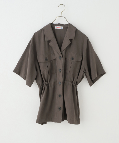 Spick & Span(スピックアンドスパン)の「オープンカラーシアージャケット(その他アウター・レディース・ブラウン/ホワイト系その他・FREE)」の14枚目の写真