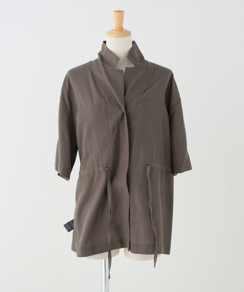 Spick & Span(スピックアンドスパン)の「オープンカラーシアージャケット(その他アウター・レディース・ブラウン/ホワイト系その他・FREE)」の15枚目の写真