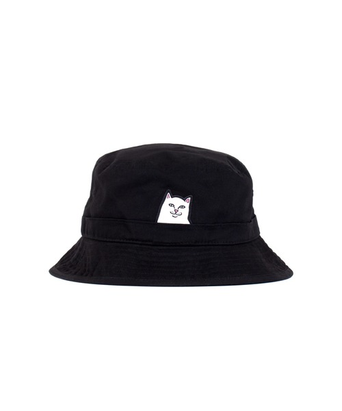 RIPNDIP(リップンディップ)の「LORD NERMAL BUCKET HAT (BLACK)(ハット・メンズ・ブラック・FREE)」の1枚目の写真