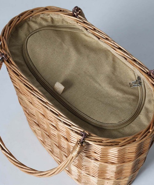 DULTON(ダルトン)の「PARK PICNIC BASKET WITH COOLER/保冷 かごバッグ(かごバッグ・レディース・ブラウン系・FREE)」の6枚目の写真