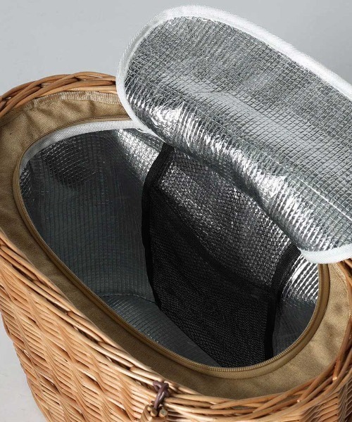 DULTON(ダルトン)の「PARK PICNIC BASKET WITH COOLER/保冷 かごバッグ(かごバッグ・レディース・ブラウン系・FREE)」の7枚目の写真