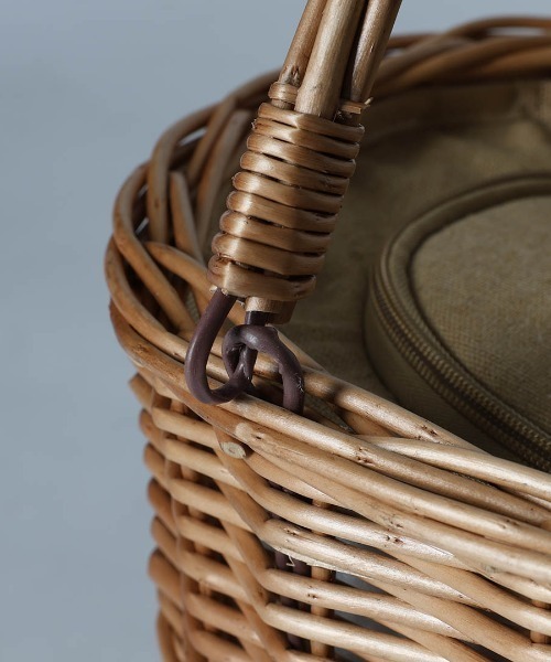 DULTON(ダルトン)の「PARK PICNIC BASKET WITH COOLER/保冷 かごバッグ(かごバッグ・レディース・ブラウン系・FREE)」の8枚目の写真