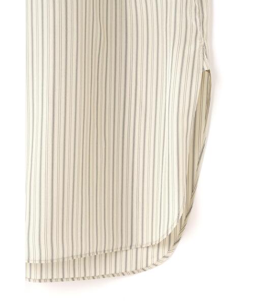 YLEVE(イレーヴ)の「YLEVE / ACETATE CUPRA STRIPE SH/OP(ワンピース・レディース・ベージュ・2)」の13枚目の写真