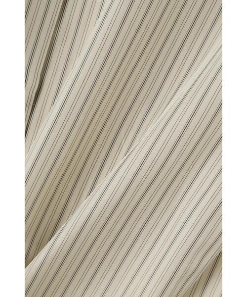 YLEVE(イレーヴ)の「YLEVE / ACETATE CUPRA STRIPE SH/OP(ワンピース・レディース・ベージュ・2)」の16枚目の写真