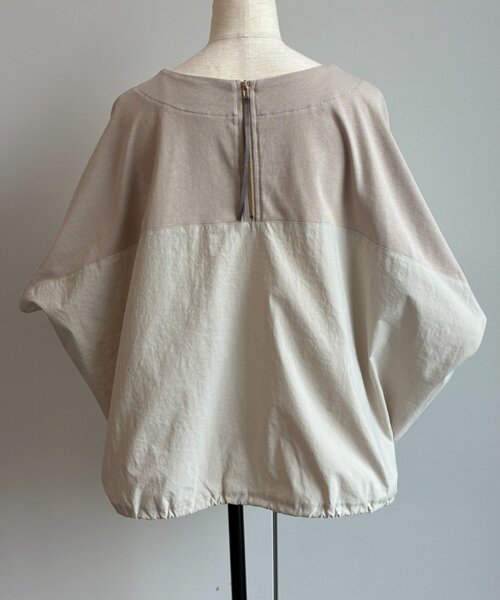 Jena espace merveilleux(ジェナ エスパスメルヴェイユ)の「異素材切替ラインカットソー(Tシャツ/カットソー・レディース・アイボリー/ライトグレー・FREE)」の18枚目の写真