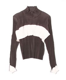 kotohayokozawa（コトハヨコザワ）の「BUSTIER HIGH NECK TOP TDX6A-FT01（Tシャツ/カットソー）」