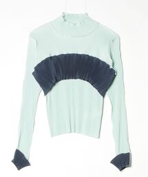 kotohayokozawa（コトハヨコザワ）の「BUSTIER HIGH NECK TOP TDX6A-FT01（Tシャツ/カットソー）」
