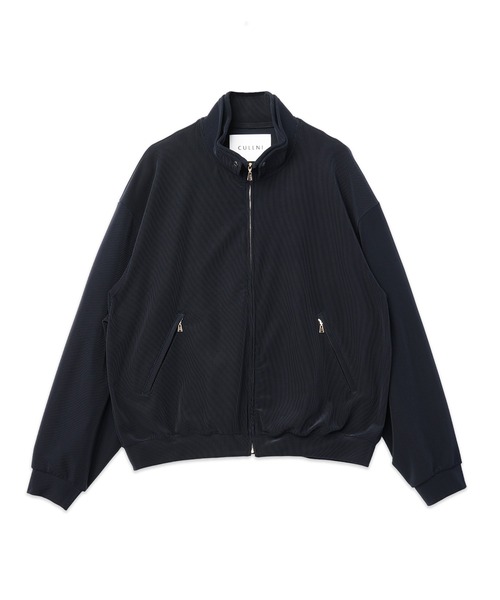 CULLNI(クルニ)の「Stretch Fiber Cord Pique Layered Collar Zip Up Blouson(ブルゾン・メンズ・チャコール/グリーン/ブラック/ネイビー・1/2/0)」の1枚目の写真
