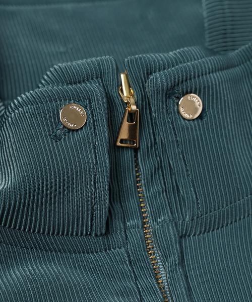 CULLNI(クルニ)の「Stretch Fiber Cord Pique Layered Collar Zip Up Blouson(ブルゾン・メンズ・チャコール/グリーン/ブラック/ネイビー・1/2/0)」の19枚目の写真