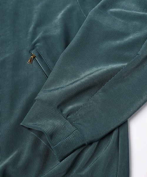 CULLNI(クルニ)の「Stretch Fiber Cord Pique Layered Collar Zip Up Blouson(ブルゾン・メンズ・チャコール/グリーン/ブラック/ネイビー・1/2/0)」の20枚目の写真