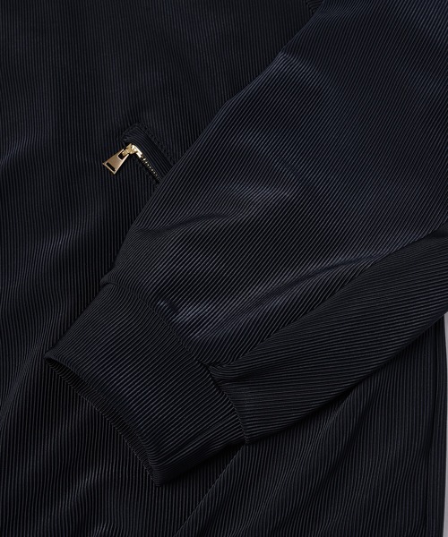 CULLNI(クルニ)の「Stretch Fiber Cord Pique Layered Collar Zip Up Blouson(ブルゾン・メンズ・チャコール/グリーン/ブラック/ネイビー・1/2/0)」の7枚目の写真