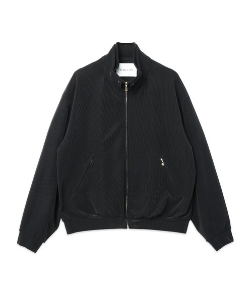 CULLNI(クルニ)の「Stretch Fiber Cord Pique Layered Collar Zip Up Blouson(ブルゾン・メンズ・チャコール/グリーン/ブラック/ネイビー・1/2/0)」の8枚目の写真