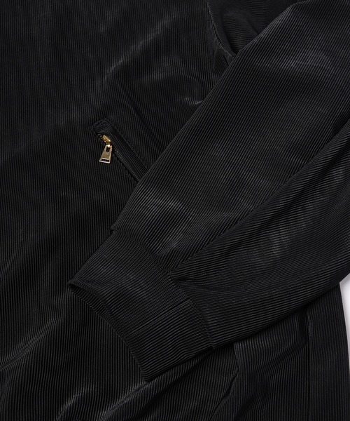CULLNI(クルニ)の「Stretch Fiber Cord Pique Layered Collar Zip Up Blouson(ブルゾン・メンズ・チャコール/グリーン/ブラック/ネイビー・1/2/0)」の12枚目の写真