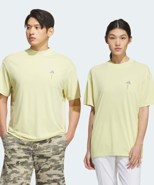 adidas HEAT.RDY — футболка-поло с молнией mockneck, для гольфа (adidas Golf)