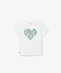 LACOSTE（ラコステ）の「【EC限定】JUNIOR LOVEテニスグラフィックTシャツ（Tシャツ/カットソー）」