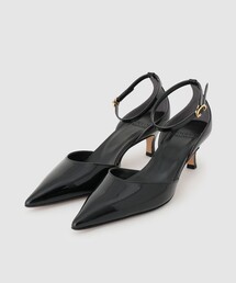 ポインテッドアンクルパンプス