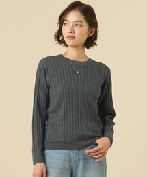 【人気定番アイテム】KNIT BASIC クルーネック ニット