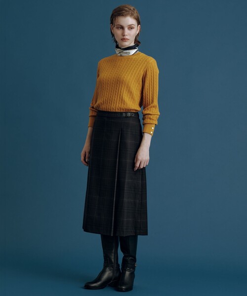 J.PRESS Ladies(J.プレス レディス)の「【人気定番アイテム】KNIT BASIC クルーネック ニット(ニット/セーター・レディース・ライトグレー系/ネイビー系/ブルー系/ベージュ系/イエロー系・SMALL)」の6枚目の写真