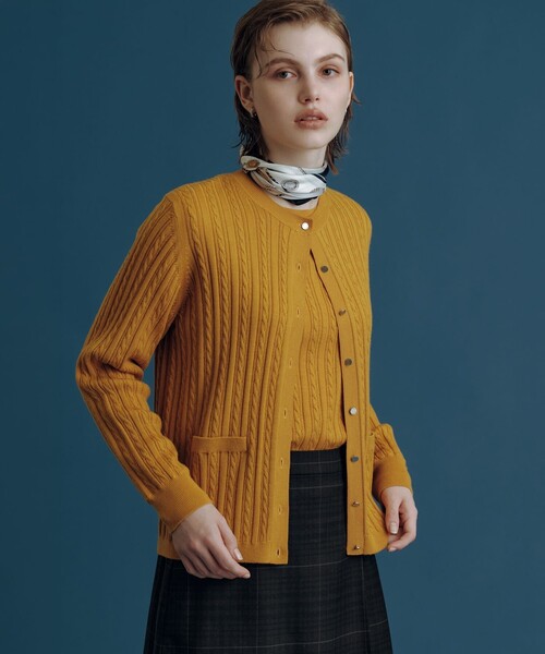 J.PRESS Ladies(J.プレス レディス)の「【人気定番アイテム】KNIT BASIC クルーネック ニット(ニット/セーター・レディース・ライトグレー系/ネイビー系/ブルー系/ベージュ系/イエロー系・SMALL)」の7枚目の写真