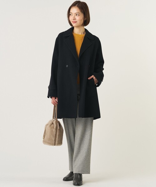 J.PRESS Ladies(J.プレス レディス)の「【人気定番アイテム】KNIT BASIC クルーネック ニット(ニット/セーター・レディース・ライトグレー系/ネイビー系/ブルー系/ベージュ系/イエロー系・SMALL)」の12枚目の写真