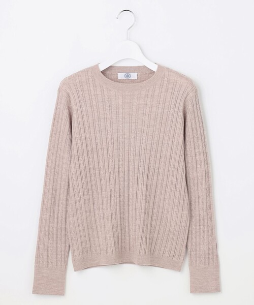 J.PRESS Ladies(J.プレス レディス)の「【人気定番アイテム】KNIT BASIC クルーネック ニット(ニット/セーター・レディース・ライトグレー系/ネイビー系/ブルー系/ベージュ系/イエロー系・SMALL)」の18枚目の写真