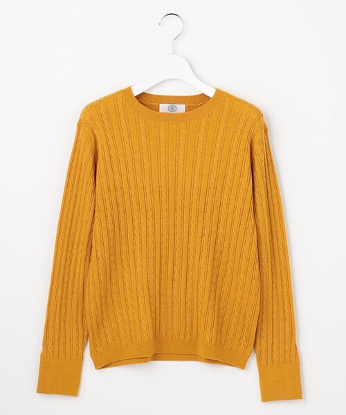 J.PRESS Ladies(J.プレス レディス)の「【人気定番アイテム】KNIT BASIC クルーネック ニット(ニット/セーター・レディース・ライトグレー系/ネイビー系/ブルー系/ベージュ系/イエロー系・SMALL)」の21枚目の写真
