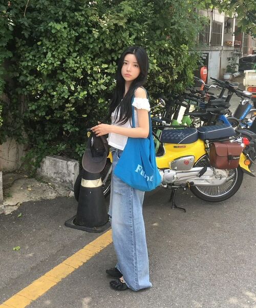 FULOTY（フロティ）の「Check nylon eco bag blue（エコバッグ/サブバッグ・レディース・その他・FREE）」の10枚目の写真