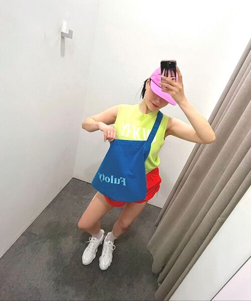 FULOTY（フロティ）の「Check nylon eco bag blue（エコバッグ/サブバッグ・レディース・その他・FREE）」の11枚目の写真