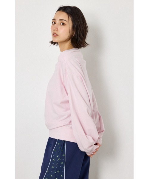 RODEO CROWNS WIDE BOWL(ロデオクラウンズワイドボウル)の「タックデザインオフショルL/Sトップス(Tシャツ/カットソー・レディース・オフホワイト/グレー×ホワイト/ライトピンク/ブラック・FREE)」の16枚目の写真