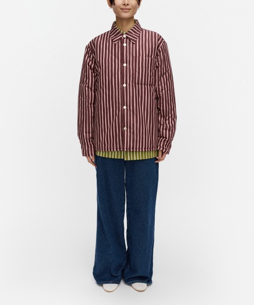 marimekko(マリメッコ)の「【kioski】 Seura Piccolo / blouse(その他アウター・レディース・モスグリーン/ワインレッド・MEDIUM/SMALL/X-SMALL)」の4枚目の写真