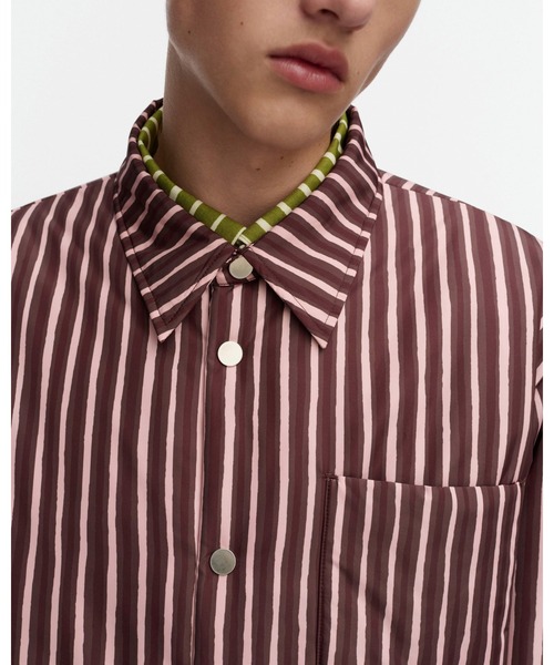 marimekko(マリメッコ)の「【kioski】 Seura Piccolo / blouse(その他アウター・レディース・モスグリーン/ワインレッド・MEDIUM/SMALL/X-SMALL)」の3枚目の写真