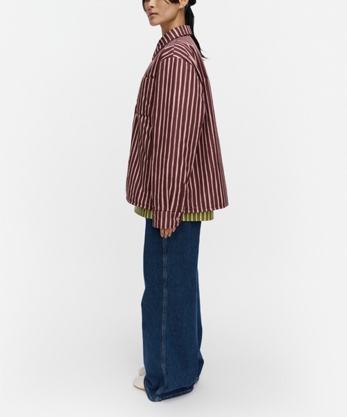marimekko(マリメッコ)の「【kioski】 Seura Piccolo / blouse(その他アウター・レディース・モスグリーン/ワインレッド・MEDIUM/SMALL/X-SMALL)」の5枚目の写真