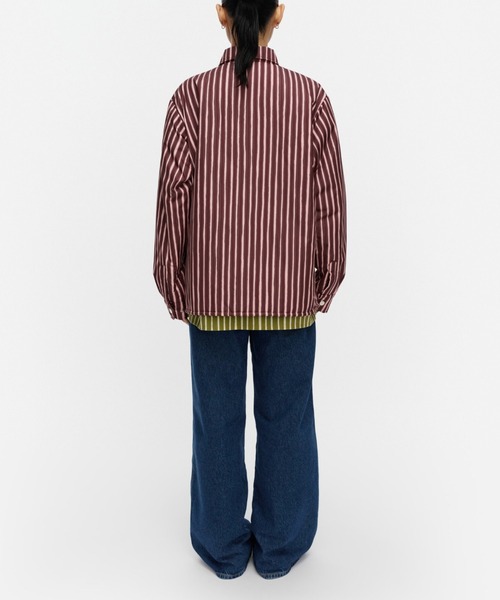 marimekko(マリメッコ)の「【kioski】 Seura Piccolo / blouse(その他アウター・レディース・モスグリーン/ワインレッド・MEDIUM/SMALL/X-SMALL)」の6枚目の写真